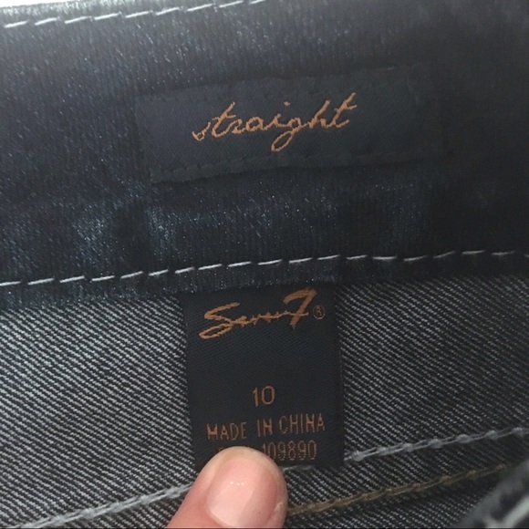SOLD! 💚Seven7 Straight Jeans NWTs - Picture 5 of 7